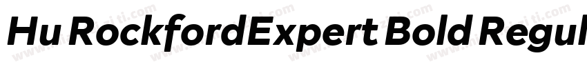 Hu RockfordExpert Bold Regular字体转换